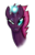 Size: 320x502 | Tagged: safe, artist:sallindaemon, fizzlepop berrytwist, tempest shadow, pony, unicorn, g4, my little pony: the movie, blind eye, broken horn, bust, eye scar, female, horn, magic, portrait, scar, simple background, solo, sparking horn, transparent background