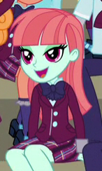 Size: 146x244 | Tagged: safe, screencap, melon mint, equestria girls, g4, my little pony equestria girls: friendship games, background human, clothes, cropped, crystal prep academy uniform, school uniform