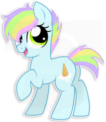 Size: 600x691 | Tagged: safe, artist:tambelon, oc, oc only, oc:tootie fruity, earth pony, pony, female, solo