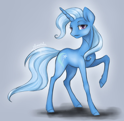 Size: 2529x2480 | Tagged: safe, artist:cvanilda, trixie, pony, unicorn, g4, female, high res, solo