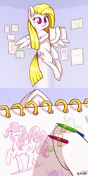 Size: 1920x3840 | Tagged: dead source, safe, artist:dsp2003, applejack, pinkie pie, rainbow dash, rarity, spike, surprise, twilight sparkle, oc, oc:anon, dragon, pegasus, pony, g4, 2 panel comic, boop, comic, crayon, crossover, disney, eyes closed, female, happy, kingdom hearts, namine, parody, smiling, textless