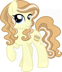 Size: 600x697 | Tagged: safe, artist:tambelon, oc, oc only, oc:cream puff, earth pony, pony, female, mare, solo