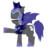 Size: 2100x2100 | Tagged: safe, artist:raven65286528, oc, oc only, oc:au hasard, bat pony, pony, armor, canada, canadian, helmet, high res, male, night guard, open mouth, raised hoof, royal guard, solo, south park, standing, terrence and phillip