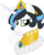 Size: 593x741 | Tagged: safe, artist:tambelon, oc, oc only, oc:prince eclipse, pony, unicorn, bust, jewelry, male, offspring, parent:good king sombra, parent:king sombra, parent:princess celestia, parents:celestibra, royalty, simple background, solo, stallion, tiara, transparent background, watermark