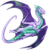 Size: 350x350 | Tagged: safe, starlight glimmer, dragon, g4, dragonified, female, flight rising, glimmerdragon, simple background, solo, species swap, transparent background