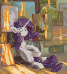 Size: 1743x1907 | Tagged: safe, artist:koviry, rarity, pony, unicorn, g4, eyes closed, female, indoors, mare, sleeping, solo