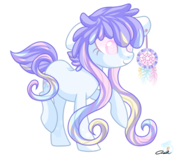 Size: 1182x1050 | Tagged: safe, artist:iheartjapan789, oc, oc only, oc:dreamy pastel, earth pony, pony, dreamcatcher, female, mare, simple background, solo, transparent background