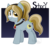 Size: 750x680 | Tagged: safe, artist:tambelon, oc, oc only, oc:bedtime story, crystal pony, pony, female, jewelry, mare, pendant, ponysona, solo