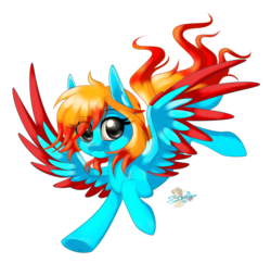 Size: 800x773 | Tagged: safe, artist:unisoleil, oc, oc only, oc:chaos angel, pegasus, pony, female, mare, solo