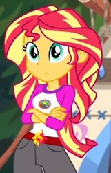 Size: 290x451 | Tagged: safe, screencap, sunset shimmer, equestria girls, g4, my little pony equestria girls: legend of everfree, cropped, cute, female, solo