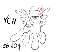 Size: 3150x2700 | Tagged: safe, artist:kamyk962, oc, oc only, alicorn, pegasus, pony, advertisement, angry, commission, female, flying, high res, horn, looking at you, male, mare, solo, stallion, vector, wings, your character here