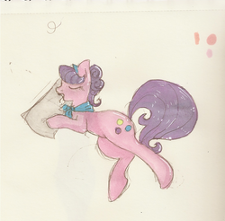 Size: 1103x1086 | Tagged: artist needed, safe, suri polomare, earth pony, pony, g4, cute, drool, female, pillow, sleeping, suribetes