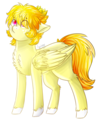 Size: 785x931 | Tagged: safe, artist:twinkepaint, oc, oc only, oc:prince lionel, pegasus, pony, male, race swap, simple background, solo, stallion, transparent background