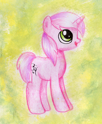 Size: 3577x4348 | Tagged: safe, artist:songbirdserenade, oc, oc only, oc:color soul, pony, unicorn, female, high res, mare, solo, traditional art