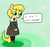 Size: 640x600 | Tagged: safe, artist:ficficponyfic, oc, oc only, oc:golden brisk, earth pony, pony, semi-anthro, bipedal, chihiro fujisaki, clothes, crossdressing, crying, danganronpa, frown, gradient background, male, sad, skirt, socks, stallion, standing, wavy mouth