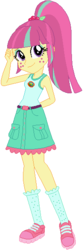 Size: 195x587 | Tagged: safe, artist:ra1nb0wk1tty, sour sweet, equestria girls, g4, camp everfree outfits, clothes swap, female, solo