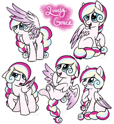 Size: 918x1000 | Tagged: safe, artist:tambelon, oc, oc only, oc:lovely grace, pegasus, pony, female, filly, next generation, offspring, parent:princess cadance, parent:shining armor, parents:shiningcadance, simple background, sketch, solo, white background