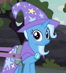 Size: 428x476 | Tagged: safe, screencap, trixie, pony, unicorn, g4, to where and back again, cropped, female, mare, solo