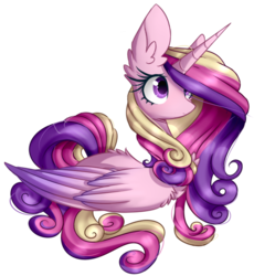 Size: 622x677 | Tagged: safe, artist:derp-berry, princess cadance, alicorn, pony, g4, female, mare, simple background, solo, transparent background