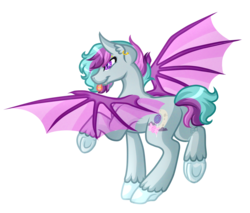 Size: 4509x3843 | Tagged: safe, artist:amazing-artsong, oc, oc only, oc:sweet tooth, bat pony, pony, absurd resolution, butt, male, plot, simple background, solo, stallion, tongue out, transparent background