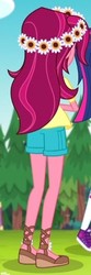 Size: 184x555 | Tagged: safe, screencap, gloriosa daisy, equestria girls, g4, my little pony equestria girls: legend of everfree, cropped, female, glori-ass, rear view, solo