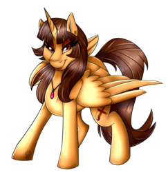 Size: 977x1004 | Tagged: safe, artist:poke-chan145, oc, oc only, oc:spring beauty, alicorn, pony, alicorn oc, female, simple background, solo, transparent background