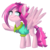 Size: 1024x1024 | Tagged: safe, artist:slasharu, oc, oc only, oc:pink rose, pegasus, pony, clothes, female, mare, simple background, solo, transparent background