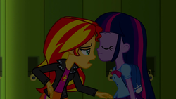 Size: 1280x720 | Tagged: safe, screencap, sunset shimmer, twilight sparkle, equestria girls, g4