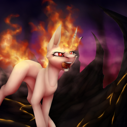 Size: 1000x1000 | Tagged: safe, artist:wwalexcornerww, twilight sparkle, g4, .psd available, female, frown, mane of fire, nose wrinkle, open mouth, rapidash twilight, solo