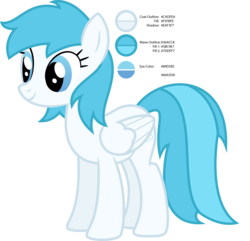 Size: 4666x4505 | Tagged: safe, artist:cloudyskie, oc, oc only, oc:cloudy sky, pegasus, pony, absurd resolution, female, mare, ponysona, reference sheet, simple background, smiling, solo, transparent background