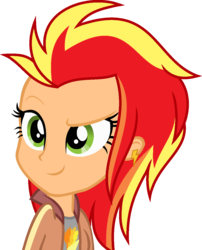 Size: 1033x1278 | Tagged: safe, artist:pegasski, oc, oc only, oc:firefoot, equestria girls, g4, base used, bust, clothes, ear piercing, equestria girls-ified, eyelashes, male, not sunset shimmer, piercing, simple background, smiling, solo, transparent background