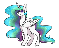 Size: 621x500 | Tagged: safe, artist:miastarlhd, princess celestia, alicorn, pony, g4, female, mare, simple background, smiling, solo, transparent background