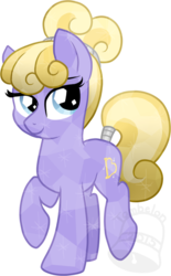 Size: 434x700 | Tagged: safe, artist:tambelon, oc, oc only, oc:heart symphony, crystal pony, pony, female, mare, solo