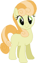 Size: 231x388 | Tagged: safe, artist:ra1nb0wk1tty, artist:selenaede, junebug, earth pony, pony, g4, female, mare, simple background, solo, white background
