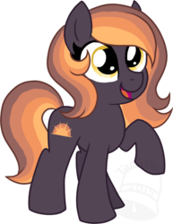 Size: 541x700 | Tagged: safe, artist:tambelon, oc, oc only, oc:sunset bliss, earth pony, pony, female, mare, solo