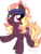 Size: 528x700 | Tagged: safe, artist:tambelon, oc, oc only, oc:jovial jive, earth pony, pony, female, headband, mare, solo, watermark