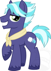 Size: 505x700 | Tagged: safe, artist:tambelon, oc, oc only, oc:top notch, earth pony, pony, clothes, male, solo, stallion