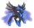 Size: 5000x4129 | Tagged: safe, artist:amazing-artsong, nightmare moon, alicorn, bat pony, bat pony alicorn, pony, g4, absurd resolution, bat wings, female, raised hoof, simple background, smiling, solo, spread wings, transparent background