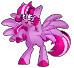 Size: 2143x1972 | Tagged: safe, artist:regkitty, oc, oc only, pegasus, pony, female, mare, simple background, solo, spread wings, transparent background