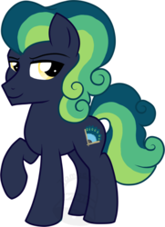 Size: 506x700 | Tagged: safe, artist:tambelon, oc, oc only, oc:poppycock, earth pony, pony, male, solo, stallion, watermark