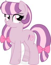 Size: 548x700 | Tagged: safe, artist:tambelon, oc, oc only, oc:warm fuzzies, earth pony, pony, female, mare, solo, watermark