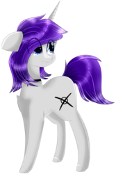 Size: 1534x2298 | Tagged: safe, artist:php146, oc, oc only, oc:mystic swirl, pony, unicorn, eye clipping through hair, female, mare, simple background, solo, transparent background