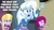 Size: 896x500 | Tagged: artist needed, safe, edit, edited screencap, screencap, fuchsia blush, lavender lace, trixie, equestria girls, g4, my little pony equestria girls: rainbow rocks, female, image macro, meme, trixie and the illusions, trixie yells at everything