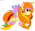 Size: 4058x3557 | Tagged: safe, artist:asika-aida, oc, oc only, oc:lemon dream, pegasus, pony, female, high res, mare, rainbow power, simple background, solo, transparent background