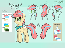 Size: 1280x960 | Tagged: safe, artist:easyfox7, oc, oc only, oc:fizzy dip, pegasus, pony, solo