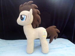 Size: 1024x768 | Tagged: safe, artist:asiyakraft, doctor whooves, time turner, earth pony, pony, g4, irl, photo, plushie, solo