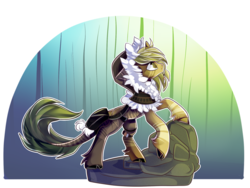 Size: 1955x1472 | Tagged: safe, artist:nuryndork, oc, oc only, oc:albion, cloven hooves, solo