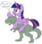 Size: 2038x2128 | Tagged: safe, artist:rapidstrike, twilight sparkle, alicorn, dinosaur, pony, tyrannosaurus rex, g4, dialogue, giant pony, high res, macro, ponies riding dinosaurs, riding, simple background, theropod, transparent background, twilight sparkle (alicorn), wat