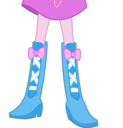 Size: 3994x4121 | Tagged: dead source, safe, artist:mewtwo-ex, edit, editor:teentitansfan201, vector edit, pinkie pie, equestria girls, g4, absurd resolution, boots, boots shot, clothes, cropped, female, high heel boots, leg focus, legs, pictures of legs, simple background, skirt, solo, transparent background, vector