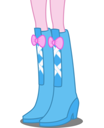 Size: 1858x2287 | Tagged: safe, pinkie pie, equestria girls, g4, boots, boots shot, clothes, high heel boots, legs, pictures of feet, pictures of legs, shoes, simple background, solo, transparent background